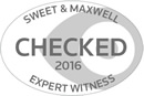 Sweet and Maxwell Expert Witness Checked 2016